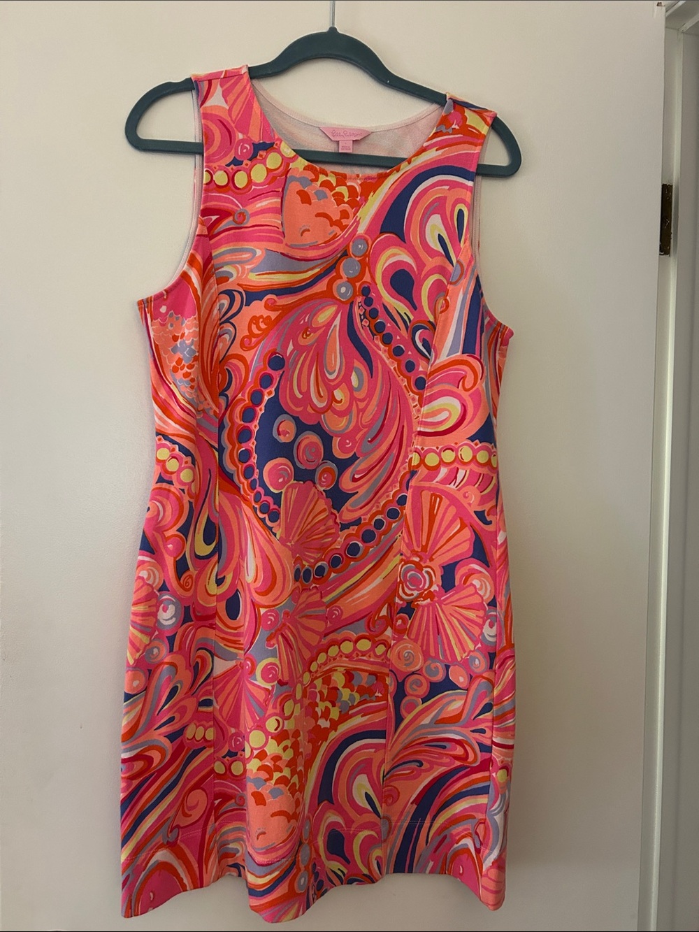 Lilly Pulitzer Pink Multicolor Sleeveless A-Line Dress